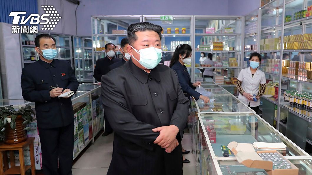 北韓官媒首認金正恩曾染疫。（圖／達志影像美聯社）