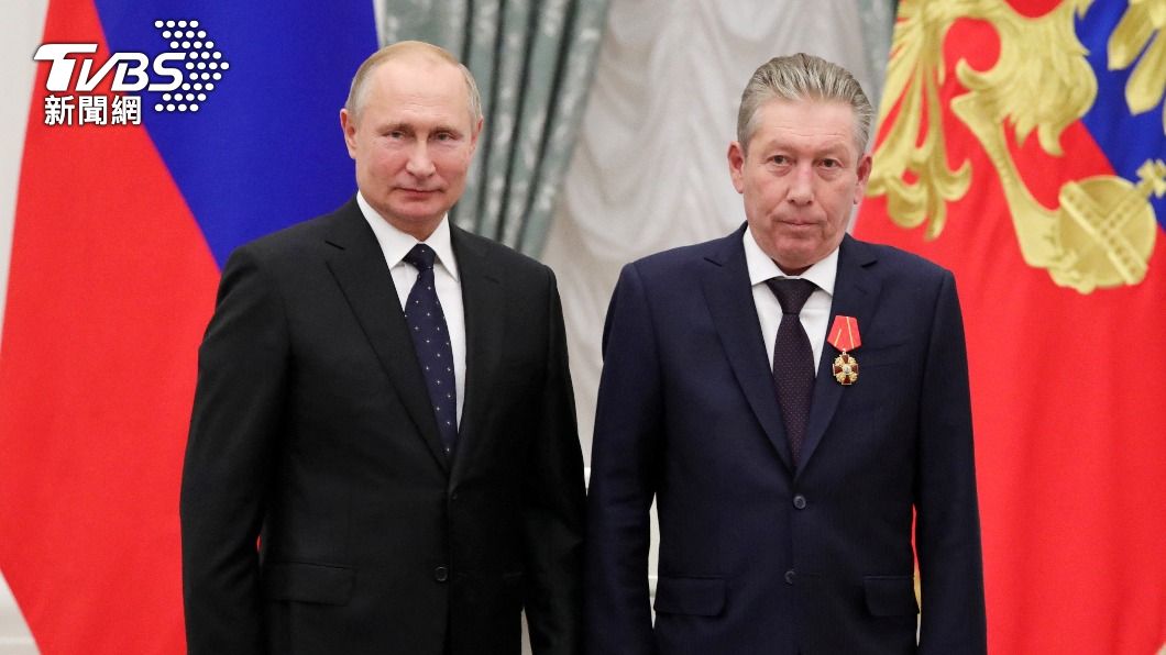 俄羅斯總統普欽與盧克石油董事長馬格諾夫。（圖／達志影像路透社）