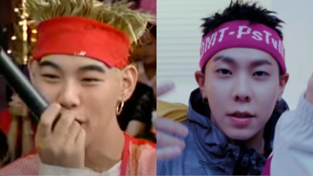 有網友認為年輕時的羅百吉（左）和韓國饒舌歌手Loco（右）相似。（圖／翻攝自YouTube）