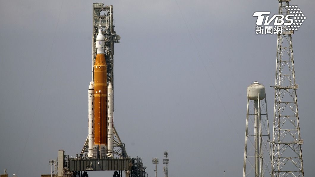 NASA登月火箭「阿提米絲1號」3日發射計畫又喊卡。（圖／達志影像美聯社）
