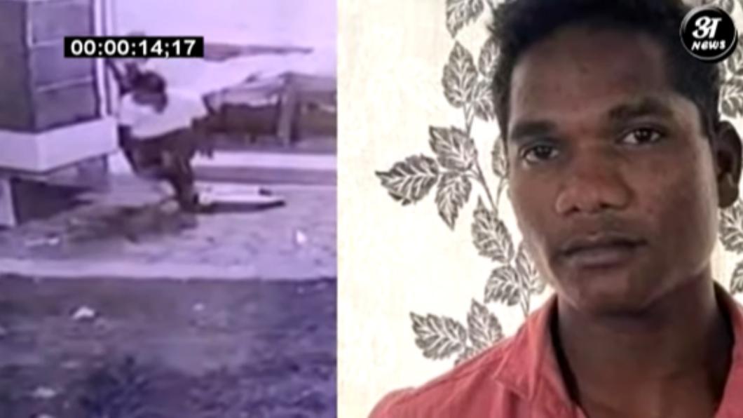 印度中央邦逮捕一名年僅19歲的連續殺人犯。（圖/翻攝自Arpan News YouTube）