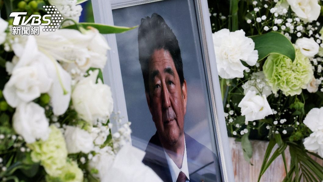 日本前首相安倍晉三國葬將於月底舉行。（圖／達志影像路透社）