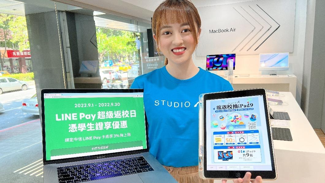 STUDIO A 9月推出開學大慶 《STUDIO A x LINE Pay 超級返校日》活動。（圖／業者提供）