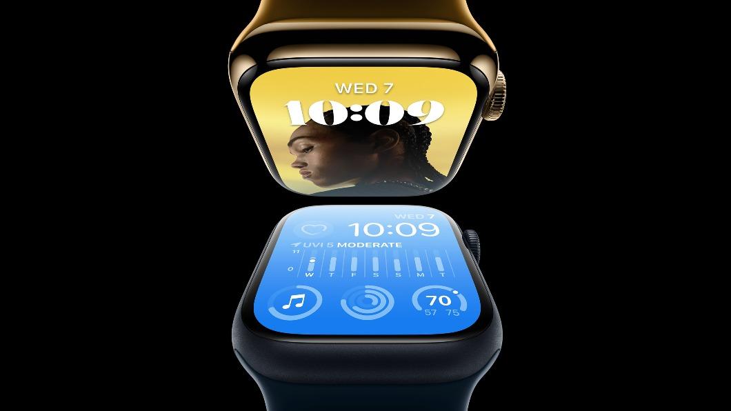 Apple Watch Series 8具備睡眠追蹤、經期追蹤，跌倒偵測等功能。（圖／翻攝自蘋果發表會）