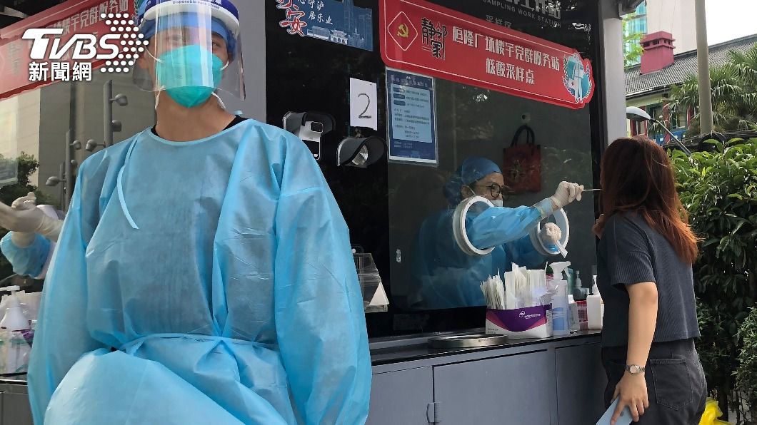 上海常態化核酸檢測政策將持續。（圖／達志影像美聯社）