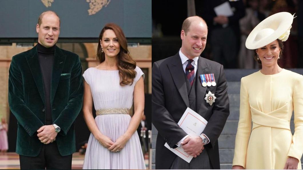 威廉王子與凱特王妃。（圖／翻攝自＠ princeandprincessofwales IG）