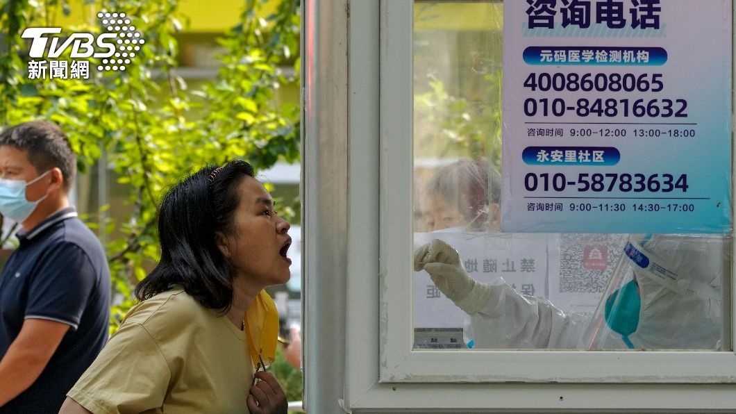 北京COVID-19疫情升溫。（圖／達志影像美聯社）
