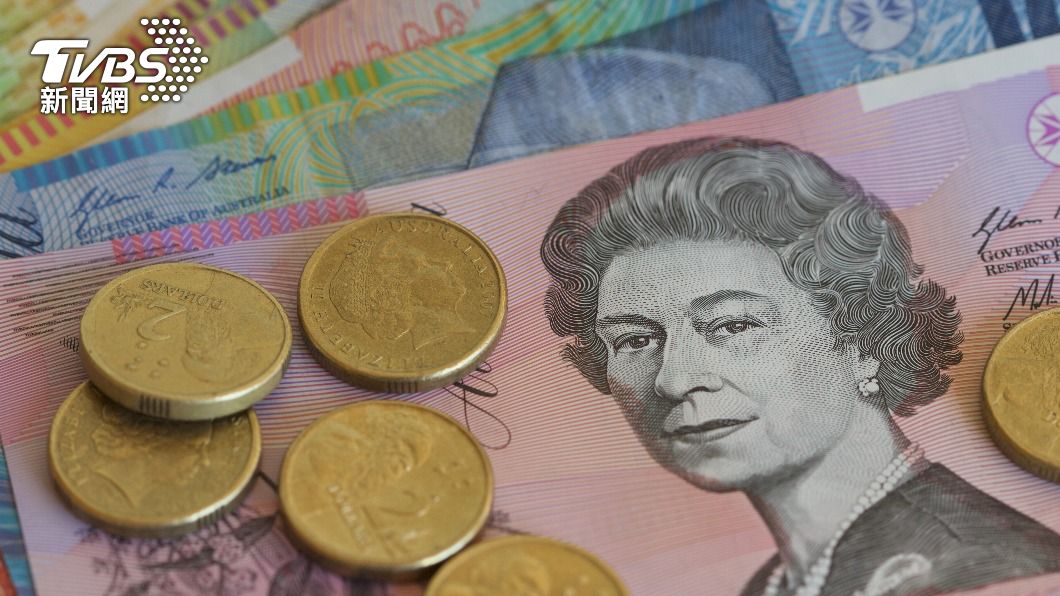 澳幣5元鈔票上印有英國女王頭像。（示意圖／shutterstock 達志影像）
