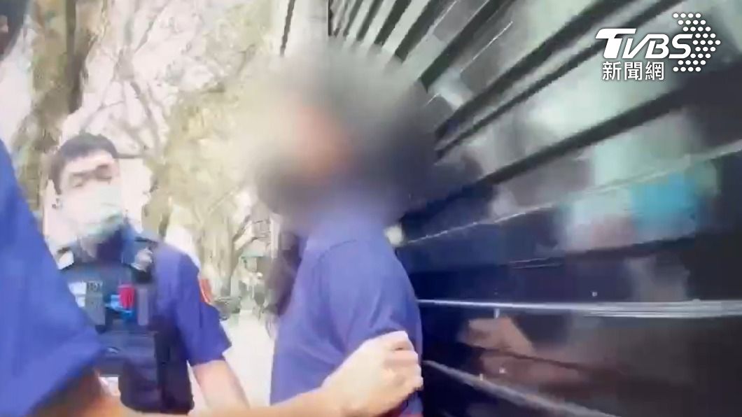警方循線逮捕涉嫌性騷擾的熊姓男子。（圖／TVBS）
