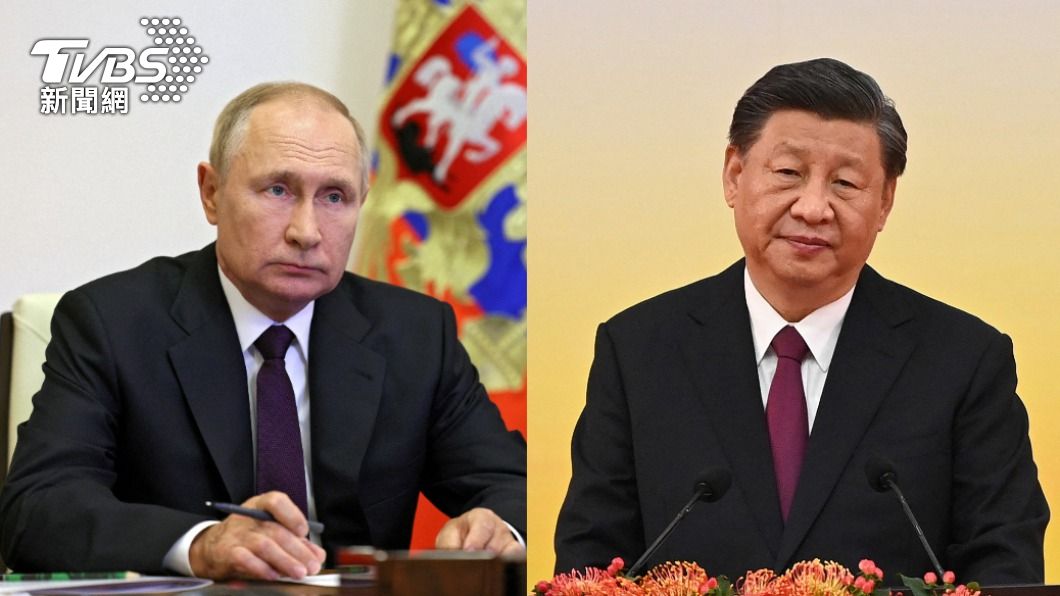 俄羅斯總統普欽（左）、中國領導人習近平（右）。（合成圖／達志影像路透社）