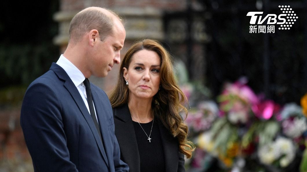 女王葬禮勾起威廉王子對母親黛安娜王妃的回憶。（圖／達志影像美聯社）
