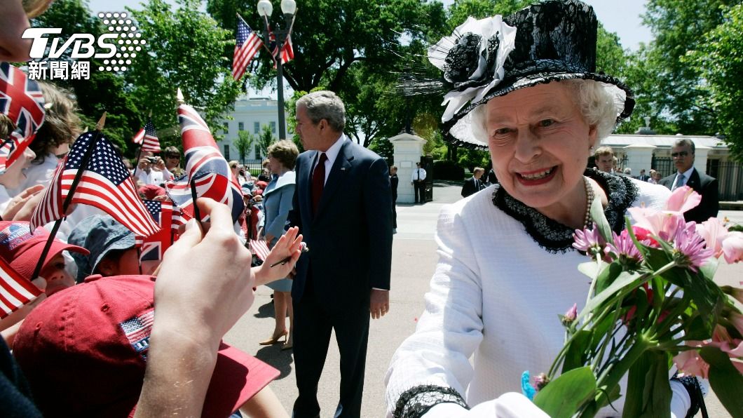 英國女王伊麗莎白二世享年96歲。（圖／達志影像路透社）