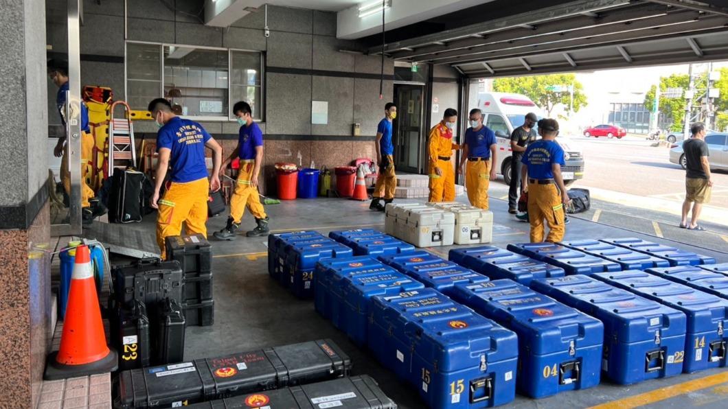 台北市消防局搜救隊下午前往花東災區救援。（圖／翻攝自臺北市政府消防局）