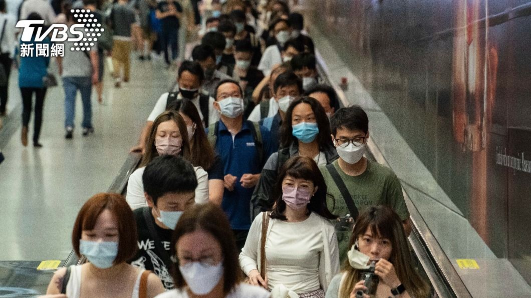 香港疫情持續。（圖／達志影像美聯社）
