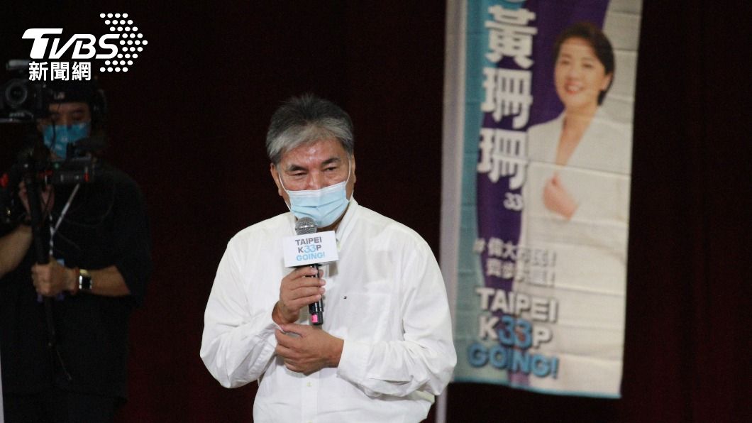 無黨籍台北市長參選人黃珊珊競選團隊政策總顧問李鴻源。（圖／TVBS）