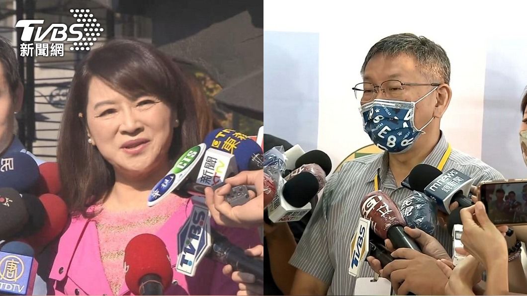 資深媒體人周玉蔻和台北市長柯文哲。（圖／TVBS）