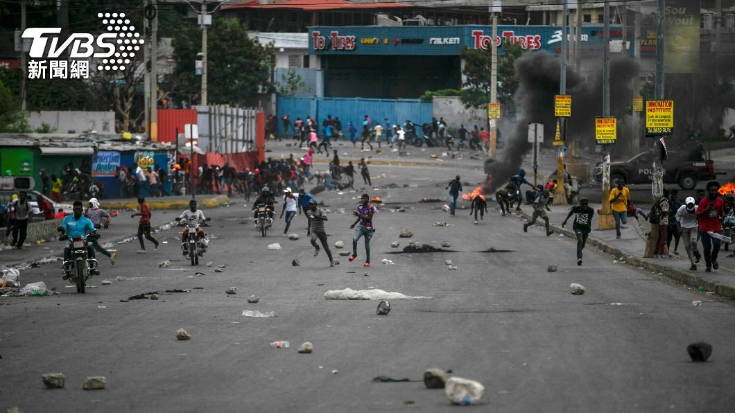 海地暴力示威頻傳。（圖／達志影像美聯社）