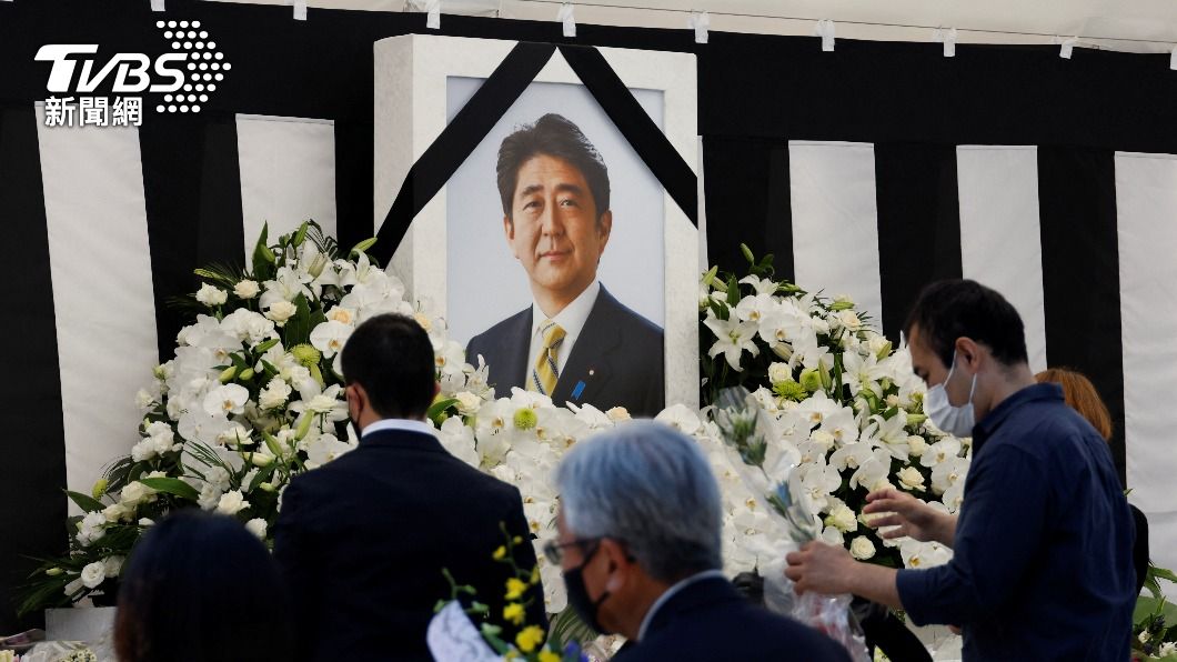 安倍晉三國葬今在日本武道館舉行。（圖／達志影像路透社）