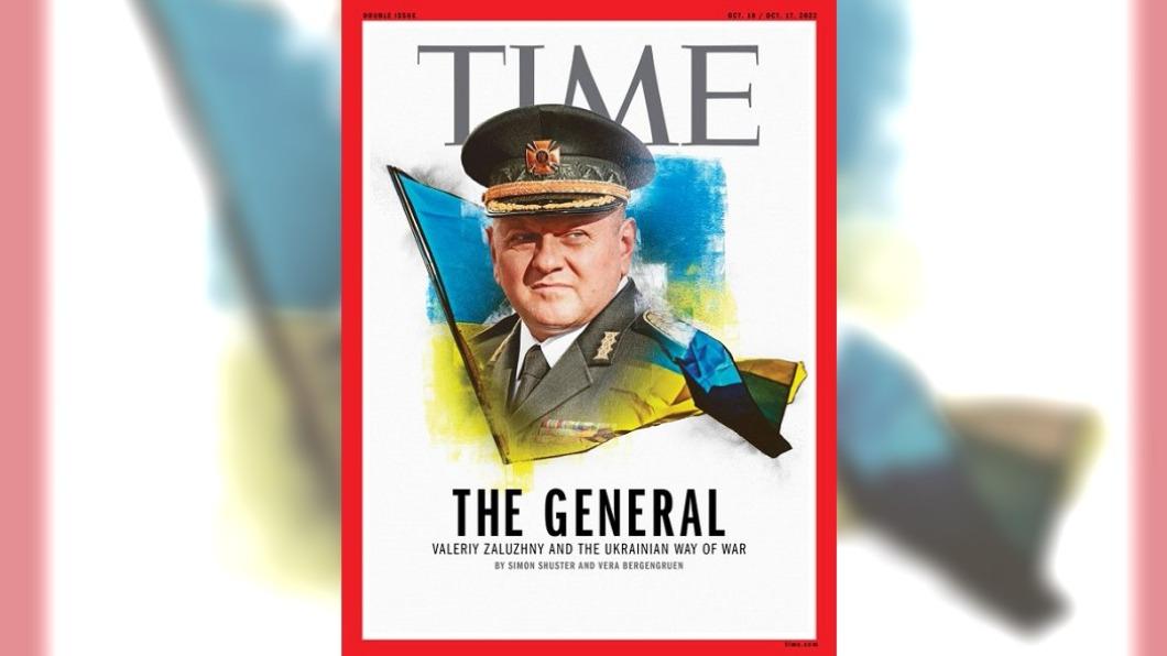 烏軍總司令登上時代雜誌10月號封面。（圖／翻攝自TIME推特）