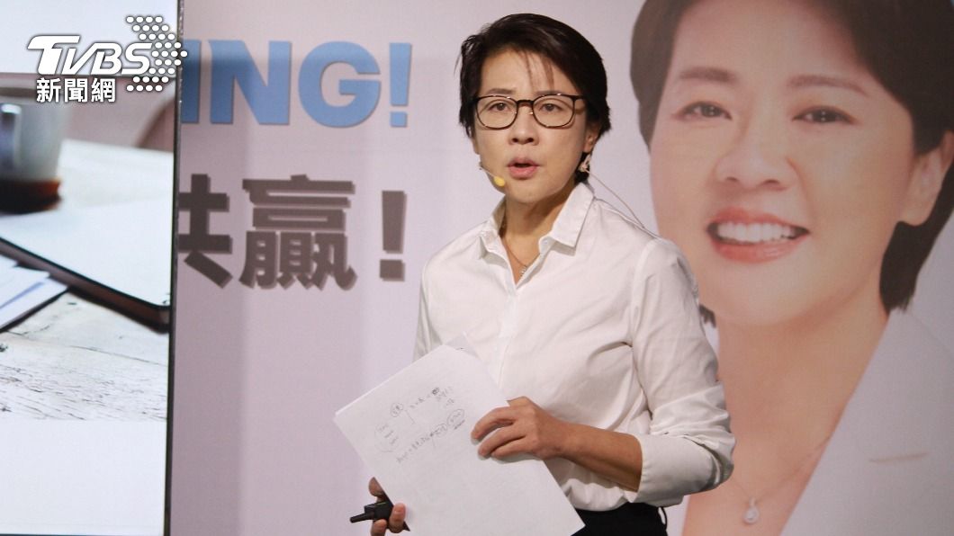無黨籍台北市長參選人黃珊珊。（圖／TVBS）