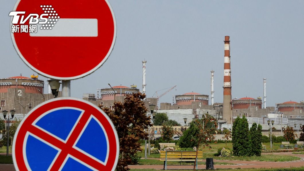 烏克蘭扎波羅熱核電廠被俄軍占領。（圖／達志影像路透社）
