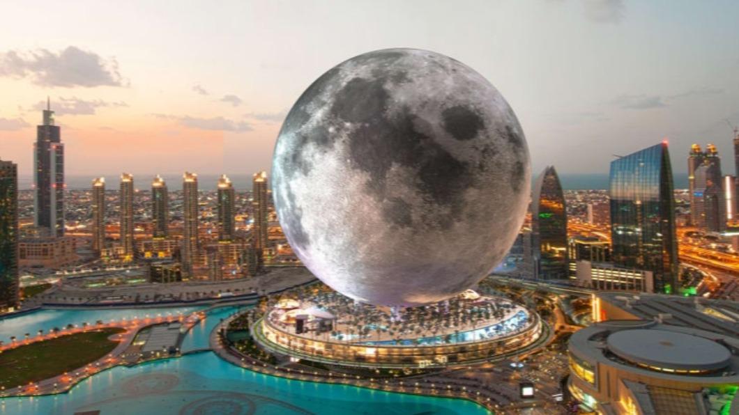 加拿大建築公司「Moon World Resorts Inc.」近日斥資約1560億元台幣，開始在杜拜（Dubai）打造「月球渡假村」 。（圖／翻攝自CNN）
