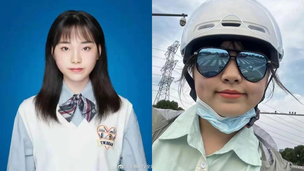 江蘇一名18歲正妹剛考上大學卻在報到前夕出車禍身亡。（圖／翻攝自微博）