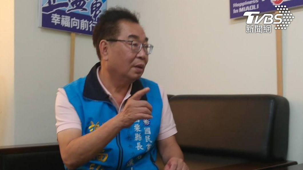 謝福弘相信選民支持藍營的心都回來了。（圖／TVBS）