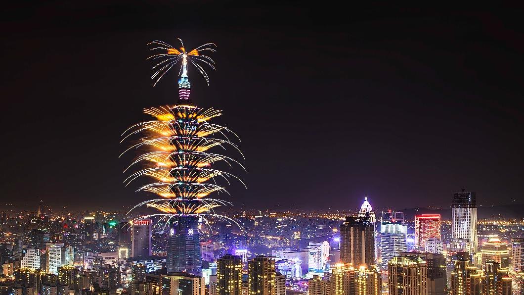 台北101公布跨年煙火動畫。（圖／業者提供）