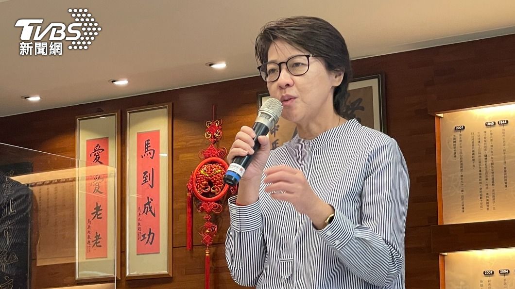 無黨籍台北市長參選人黃珊珊。（圖／TVBS）