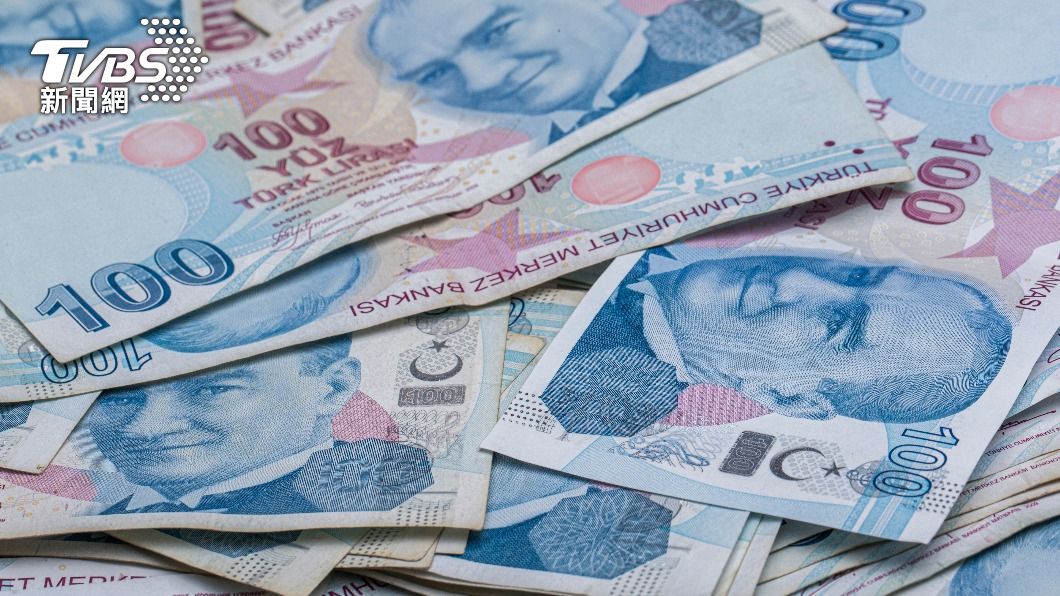 土耳其里拉兌美元匯價應聲貶至空前新低。（示意圖／shutterstock達志影像）