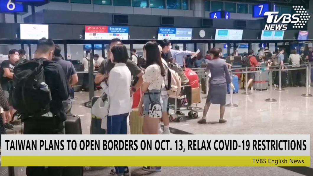 Taiwan to open borders on Oct. 13, relax prevention measures