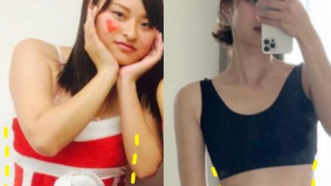 日本女生Noa分享6個月減去18公斤的經歷。（圖／翻攝自diet_nooa IG）