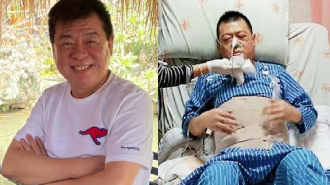 孫德榮飽受9年病魔折磨。圖為昔日入院照片。（圖／翻攝自孫德榮臉書、《孫腫來了》YouTube）
