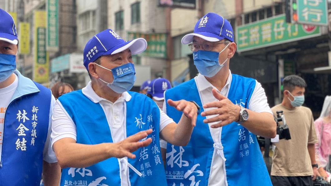 新北市長侯友宜、國民黨主席朱立倫。（圖／國民黨提供）