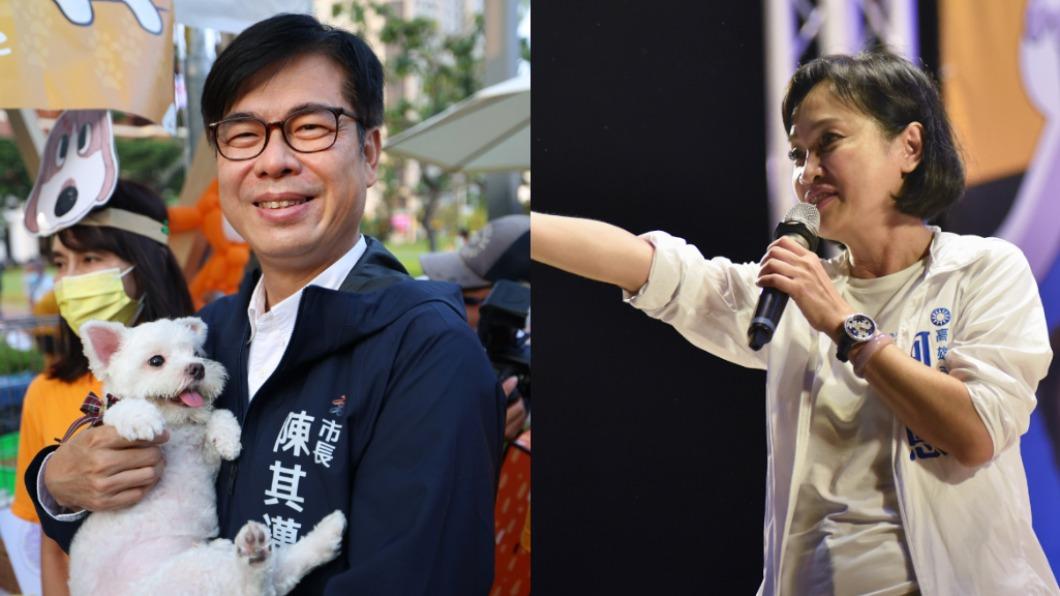 高雄市長參選人陳其邁（左）、柯志恩（右）搶都在攻年輕選票。 （合成圖／翻攝自陳其邁、柯志恩臉書）