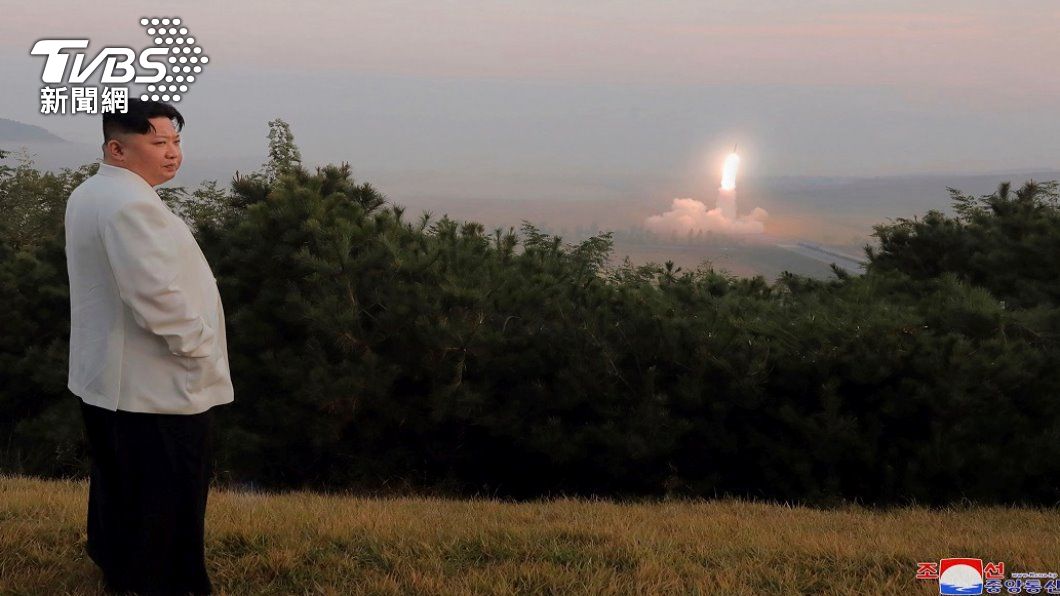 北韓射飛彈。（照片來源：AP）
