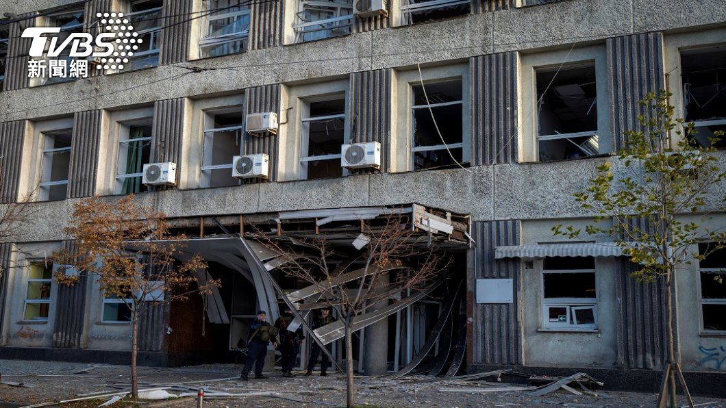 烏克蘭基輔遭俄軍強烈轟炸。（照片來源：AP）