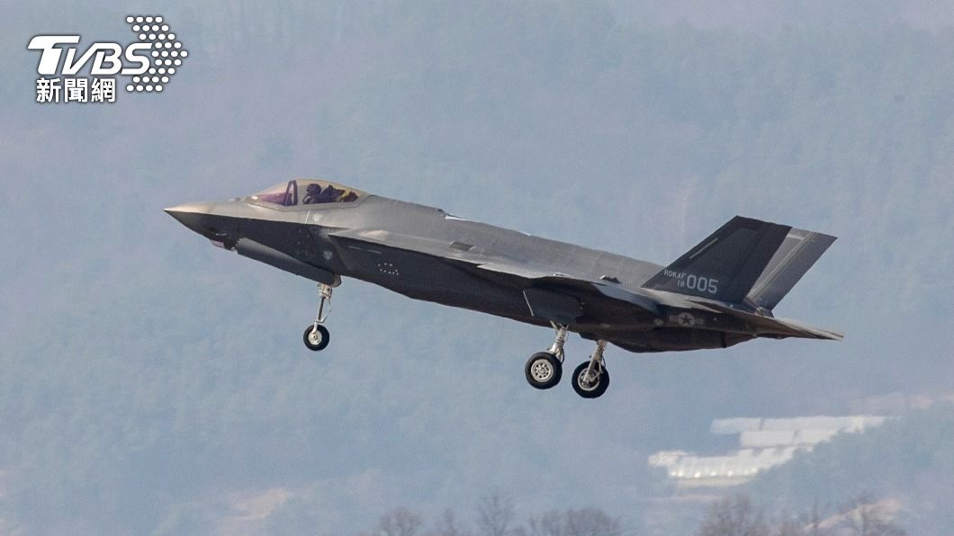 南韓派F-35A戰機因應北韓射彈，圖為同型機。（圖／達志影像美聯社）