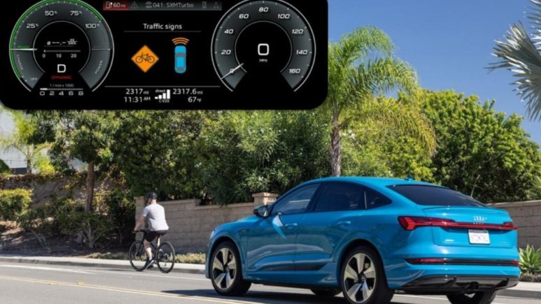 Audi展演全新C-V2X技術，特別針對單車騎士進行偵測。（圖／翻攝自Audi官網）