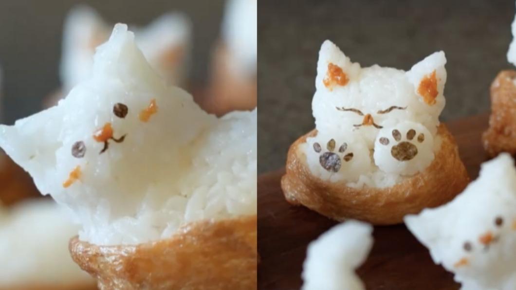 小貓咪壽司超可愛。（圖／翻攝自小紅書@Naonao’s kitchen）