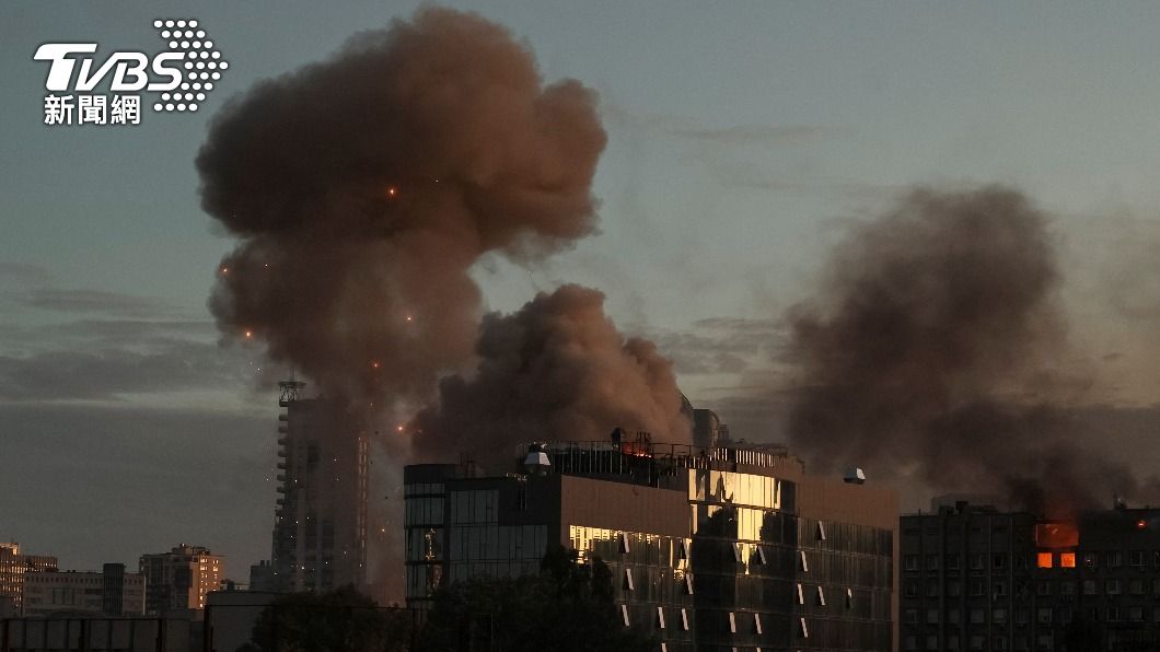 烏克蘭首都基輔又傳多起爆炸。（圖／達志影像路透社）