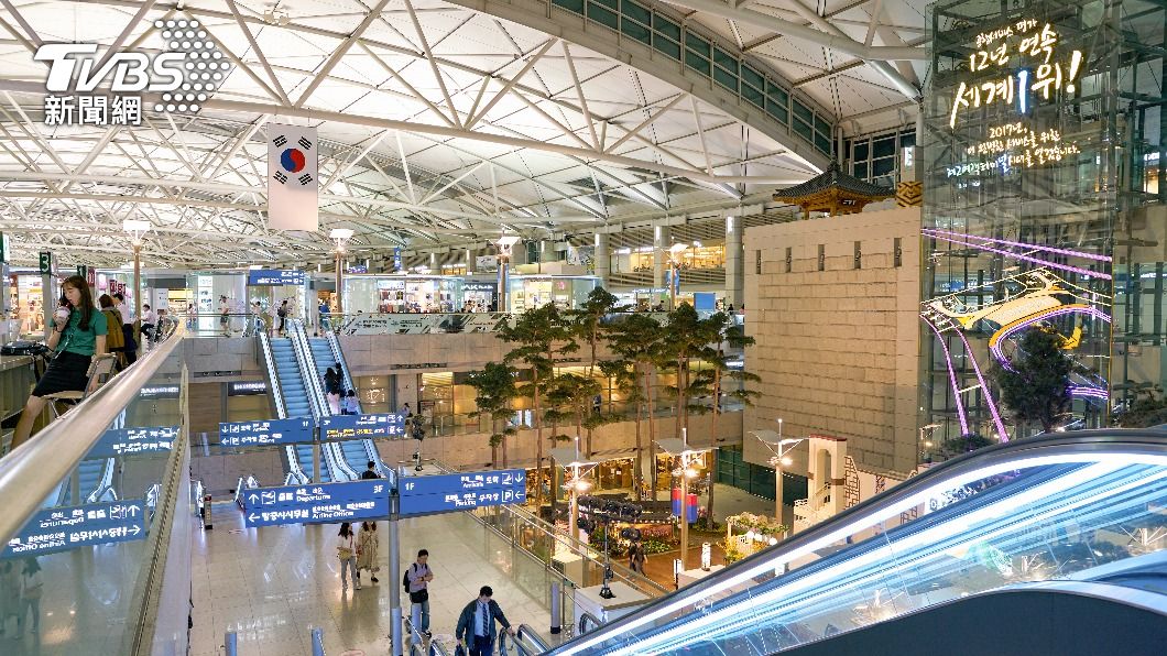 韓國仁川機場。（示意圖／shutterstock 達志影像）