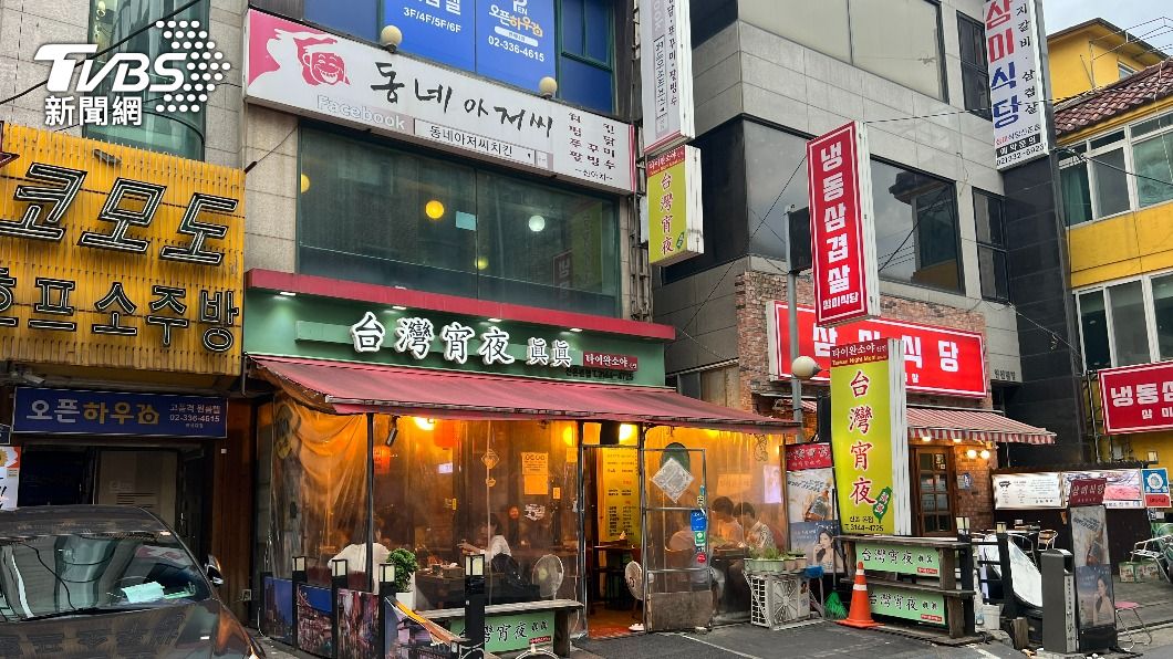 韓國首爾新村商圈街景。（圖／葉韋辰攝）