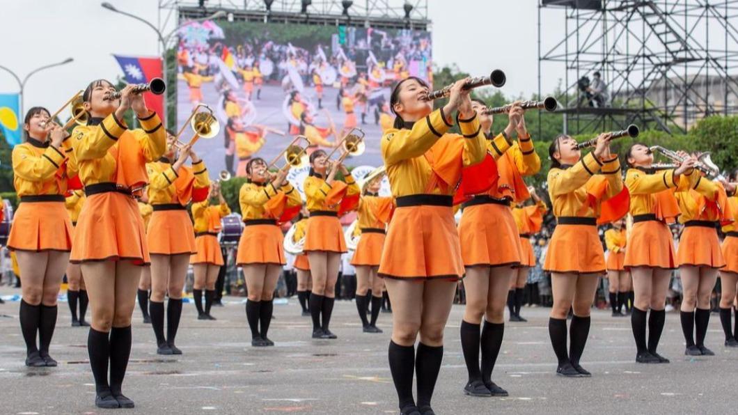 京都橘高校來台進行國慶演出，讓台灣民眾印象深刻。（圖／翻攝自橘高校IG）