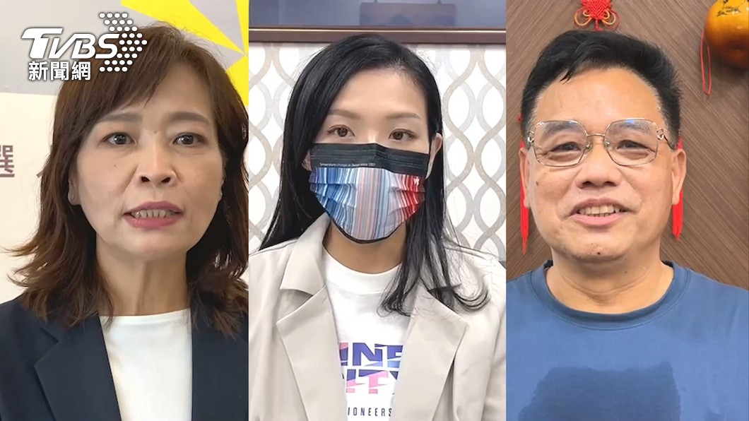 新竹市長選舉，民眾黨高虹安被藍綠雙方夾擊。（圖／TVBS）
