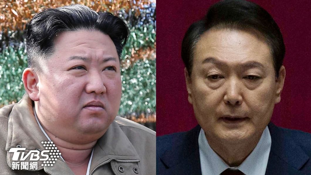 南韓總統尹錫悅今（25）日喊話，北韓若「放棄核武」，將提供政治與經濟層面的協助。（圖／達志影像美聯社）