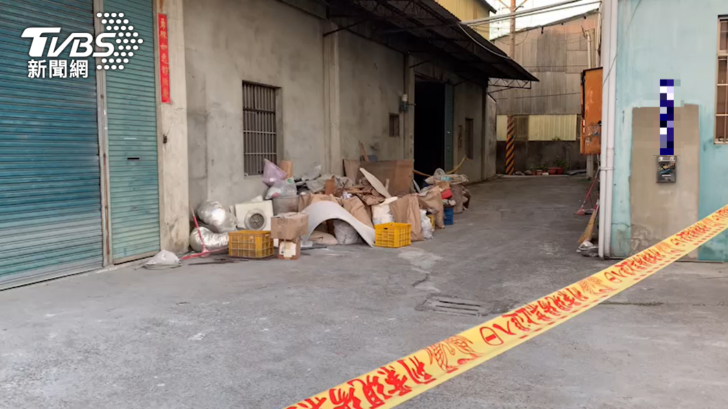 台中市神岡區驚傳水泥桶屍案。（圖／TVBS）
