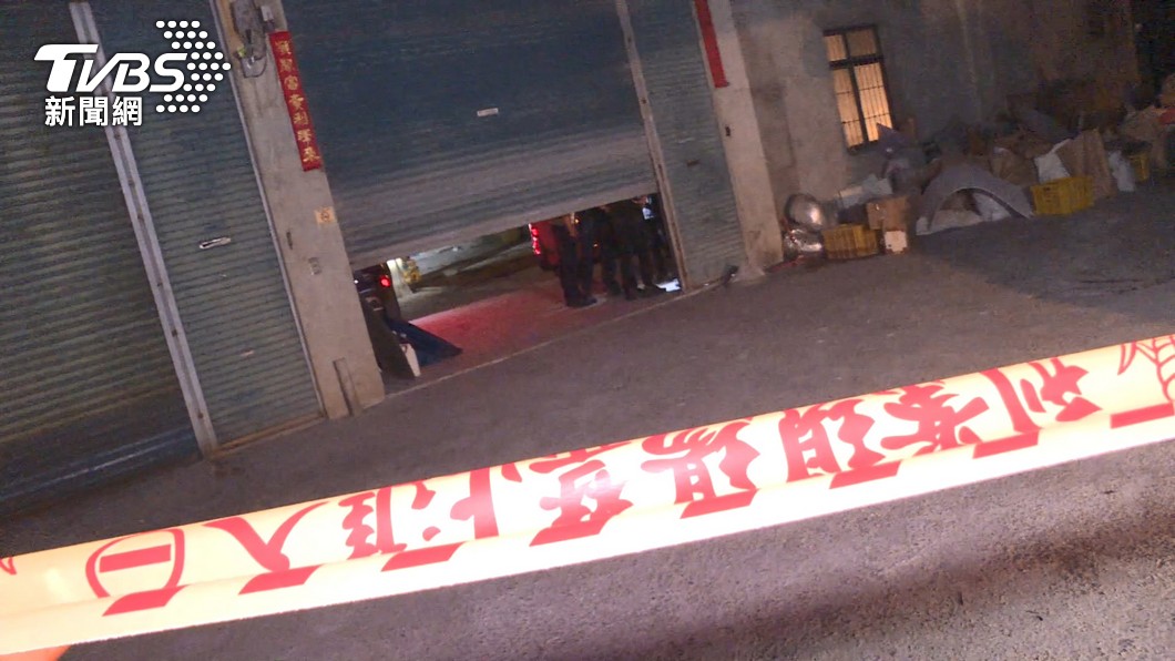 台中神岡一處工廠發現一件桶屍案。（圖／TVBS）