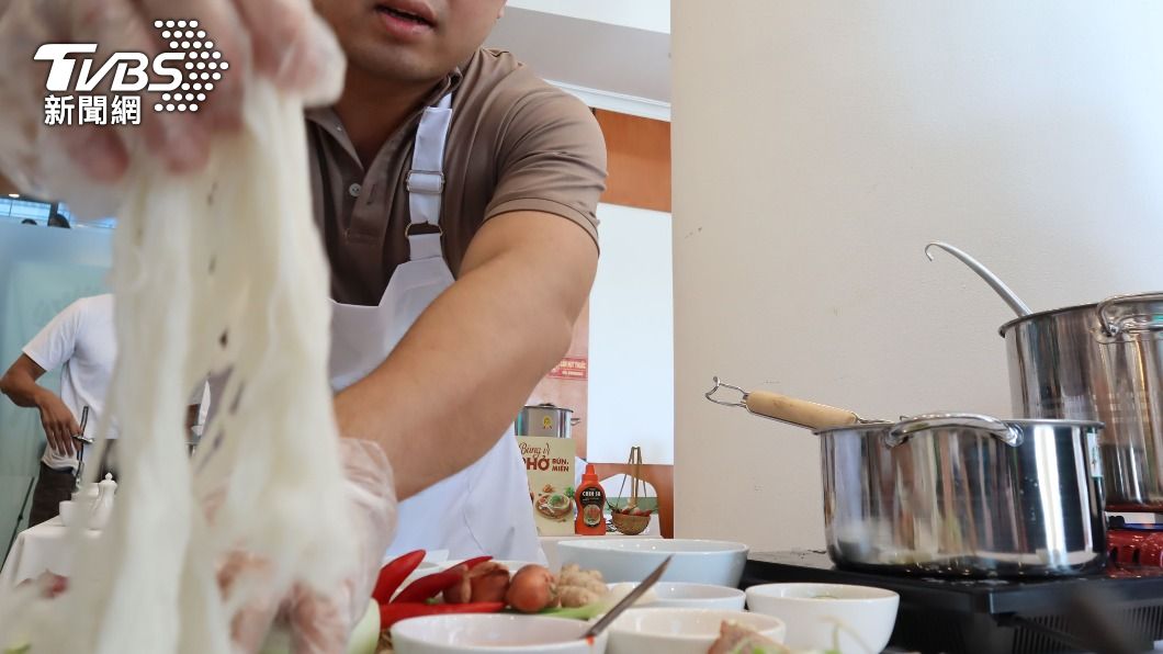 河粉是越南的國民美食。（圖／中央社）